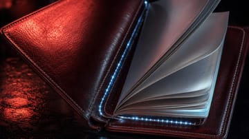 Cinematic film set with director's chair, clapperboard, and glowing AI holographic overlays.