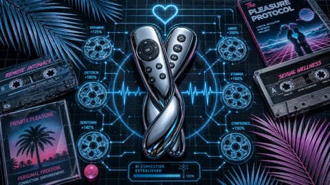 Vibrant 3D-rendered golden honey box overflowing with glowing AI circuits and playful wellness icons.