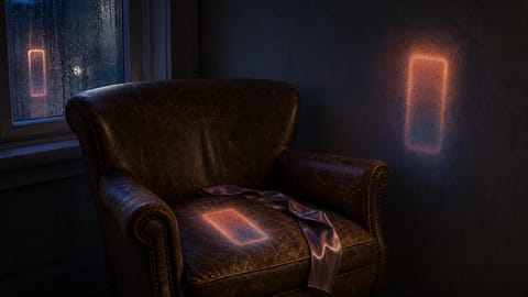 Futuristic 3D render of sleek smartphone with glowing holographic neural patterns on screen.