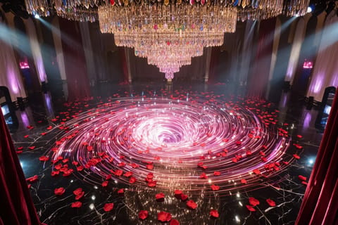 Vibrant 3D render of glowing OnlyFans logo amid exploding cash stacks and skyrocketing charts.