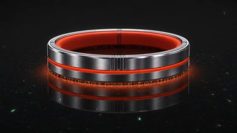 3D rendered futuristic claw grasping glowing video frames amid dynamic digital particles.